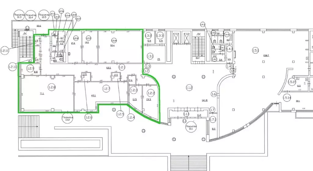 Офис (342 м) - Фото 1