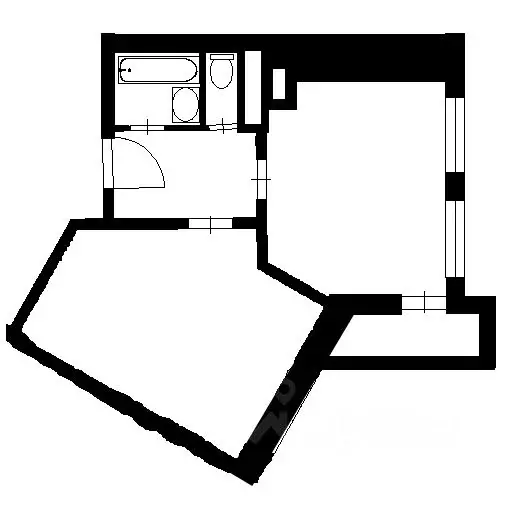 1-к кв. Ленинградская область, Мурино Всеволожский район, ул. Шоссе в ... - Фото 2