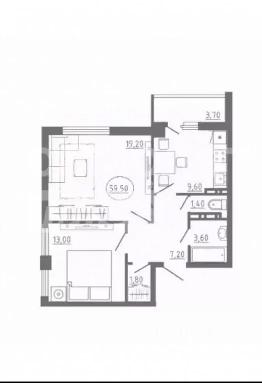 2-к кв. Орловская область, Орел Раздольная ул., 29 (59.3 м) - Фото 2