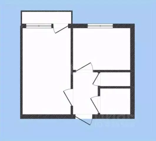 1-к кв. Белгородская область, Губкин Преображенская ул., 12 (34.0 м) - Фото 2