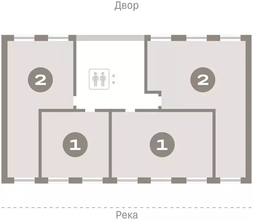 1-комнатная квартира: Новосибирск, Зыряновская улица, 53с (64.42 м) - Фото 1