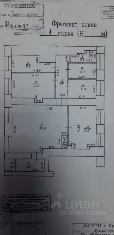 Торговая площадь в Брянская область, Брянск ул. Фокина, 22 (94 м) - Фото 0