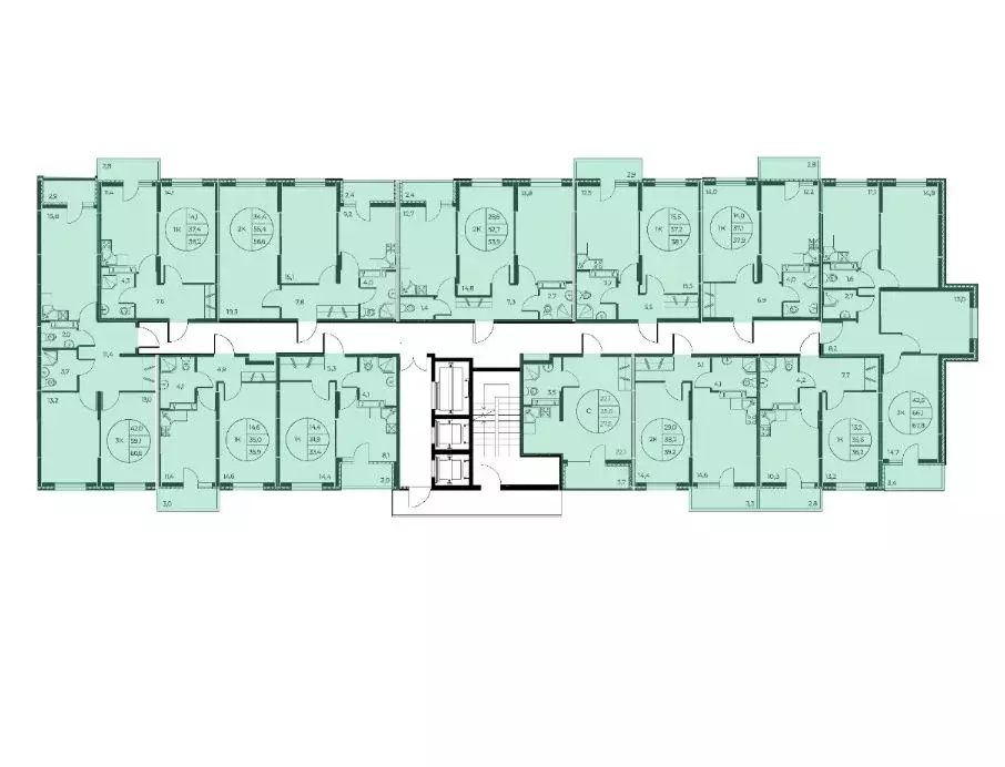 1-к кв. Ростовская область, Ростов-на-Дону Театральный просп. (36.2 м) - Фото 2