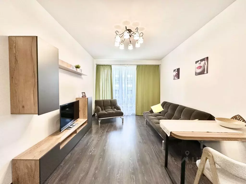Студия Санкт-Петербург аллея Арцеуловская, 17 (24.0 м) - Фото 1