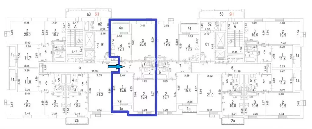 3-комнатная квартира: Москва, улица Паперника, 12А (75.9 м) - Фото 0