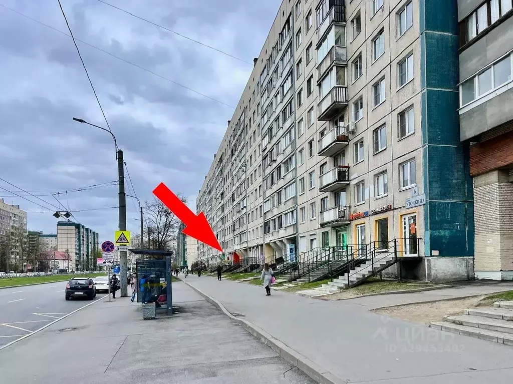 Помещение свободного назначения в Санкт-Петербург ул. Уточкина, 6К1 ... - Фото 2
