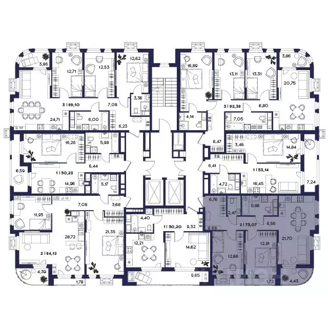 2-к кв. Пензенская область, Пенза Засурье мкр, Лес жилой комплекс ... - Фото 2