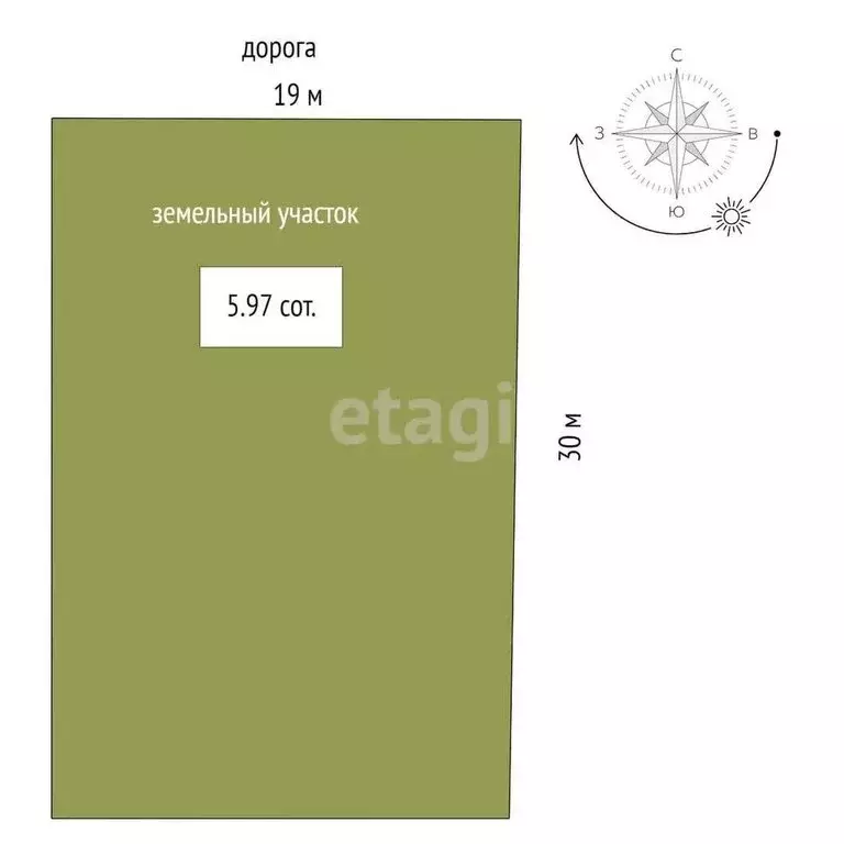 Участок в Ростовская область, Азов (5.97 м) - Фото 0