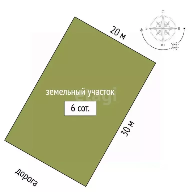 Участок в Крым, Кировский район, Синицынское с/пос, с. Васильковое ул. ... - Фото 2