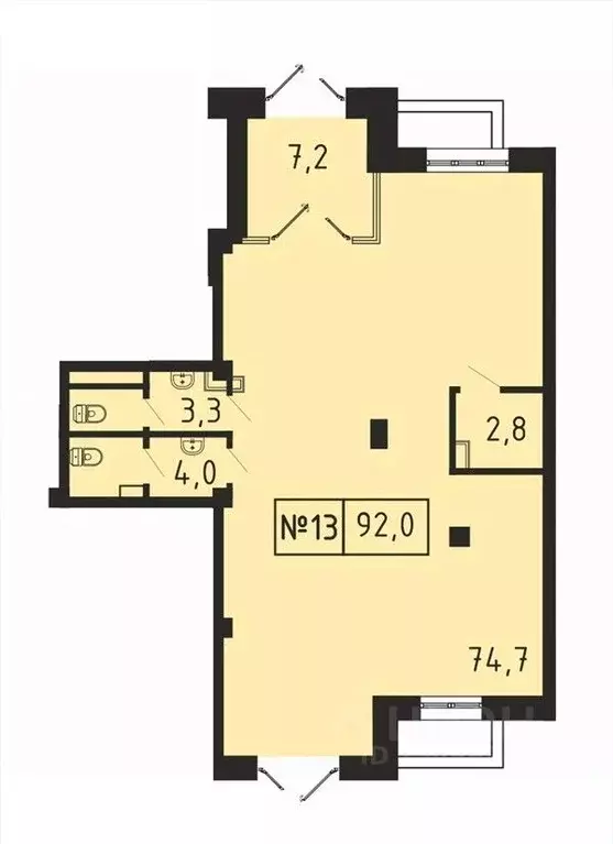 Офис в Московская область, Мытищи городской округ, д. Пирогово ... - Фото 0