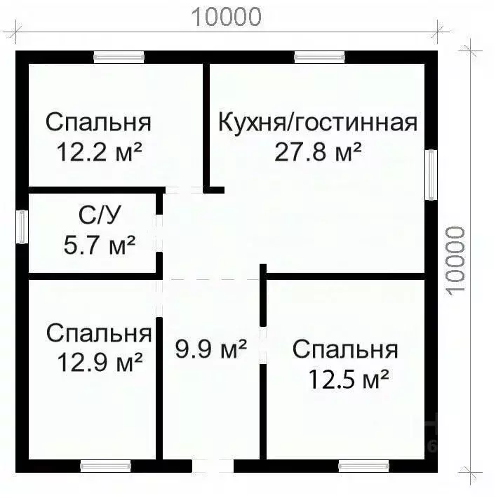 Дом в Нижегородская область, Нижний Новгород с. Чернуха,  (90 м) - Фото 2