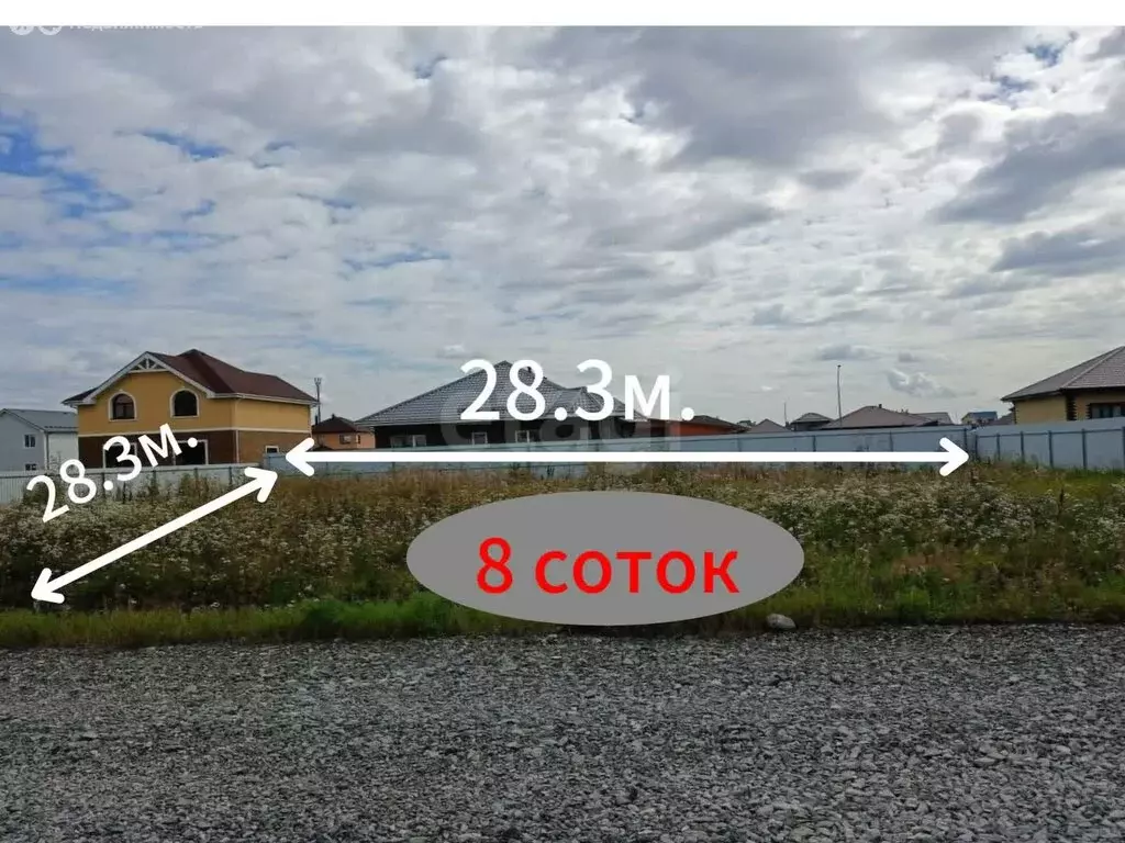 Участок в село Кулаково, Клеверная улица (8 м) - Фото 0