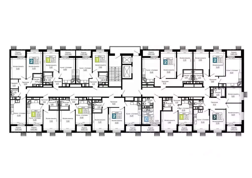1-к кв. Адыгея, Тахтамукайский район, Яблоновский пгт  (34.5 м) - Фото 2