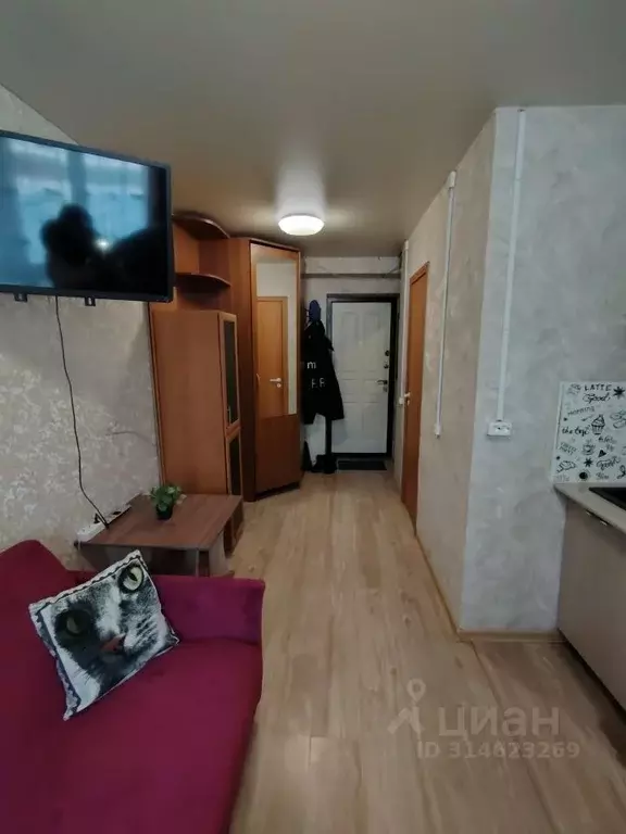 Студия Кемеровская область, Новокузнецк ул. 40 лет ВЛКСМ, 32 (16.0 м) - Фото 2