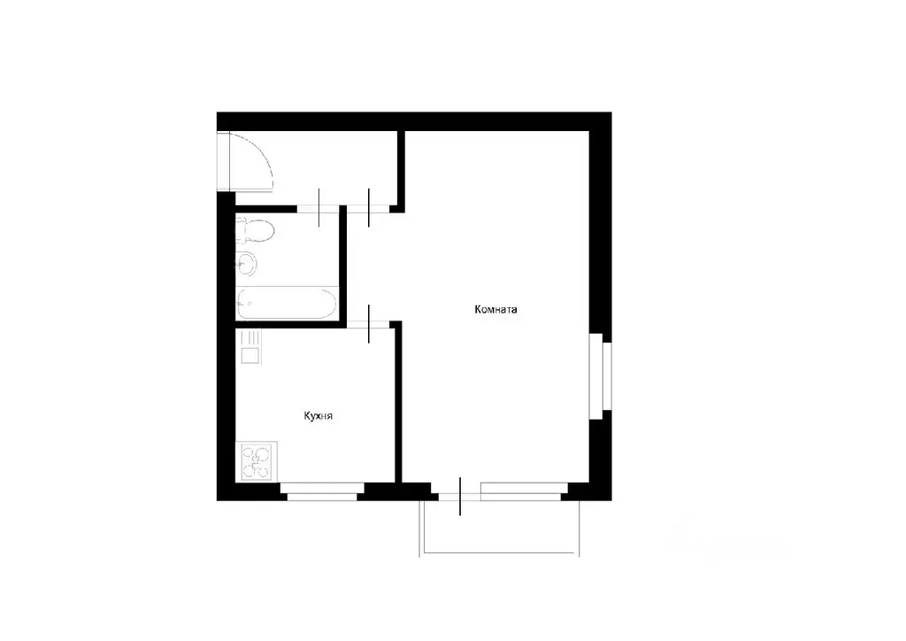 1-к кв. Иркутская область, Ангарск 93-й кв-л, 16 (30.9 м) - Фото 1