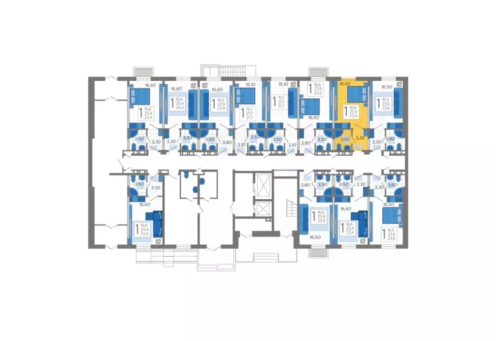Квартира-студия: Сочи, улица Искры, 88к8 (24.9 м) - Фото 1