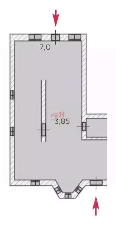 Торговая площадь в Тюменская область, Тюмень ул. Ленина, 63 (120 м) - Фото 1