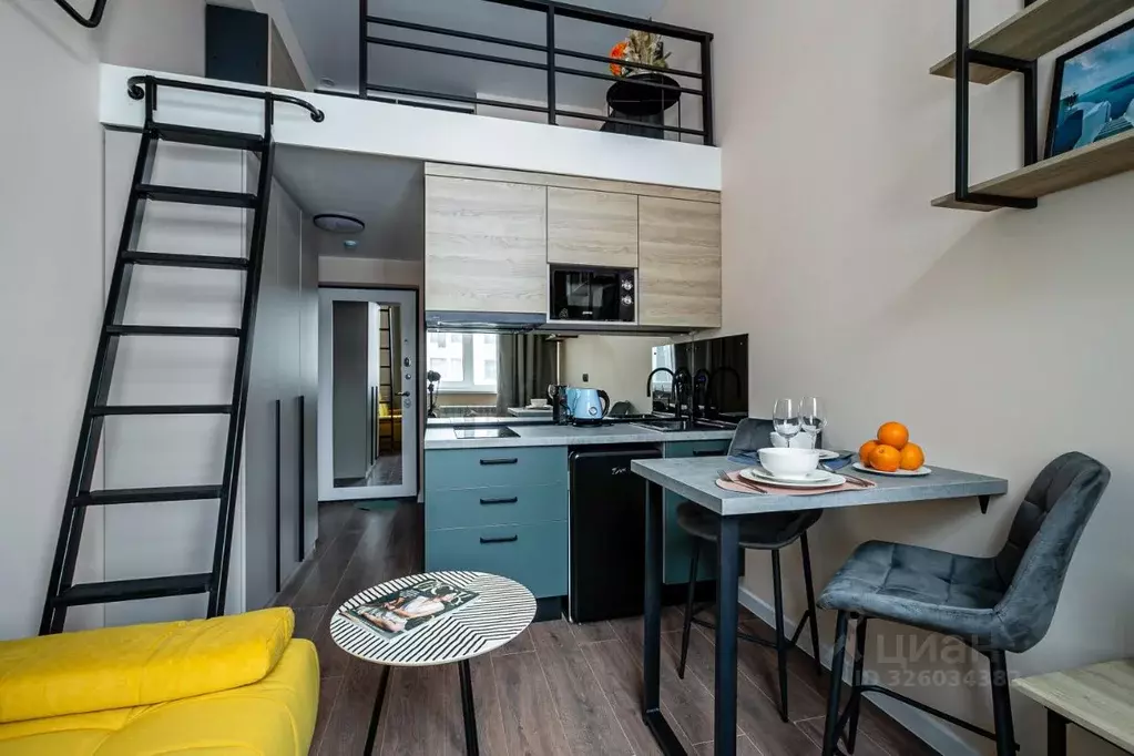 Студия Москва Грайвороновская ул., 4С1 (25.0 м) - Фото 2