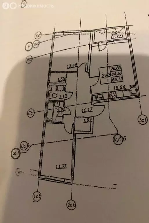 2-комнатная квартира: Мурино, Оборонная улица, 33к2 (67 м) - Фото 2