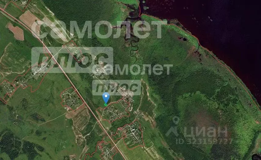 Участок в Вологодская область, д. Старое Село (Кубенский сельсовет) 7 ... - Фото 0