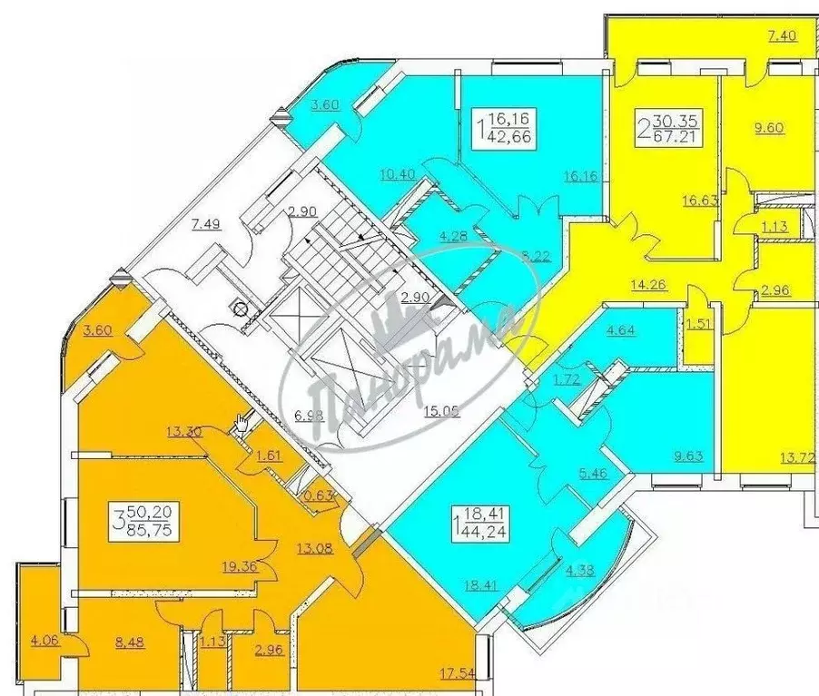 1-к кв. Калужская область, Калуга ул. Кибальчича, 2 (45.0 м) - Фото 2