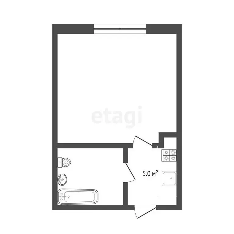 Квартира-студия: Тюмень, улица 30 лет Победы, 76 (16.2 м) - Фото 0