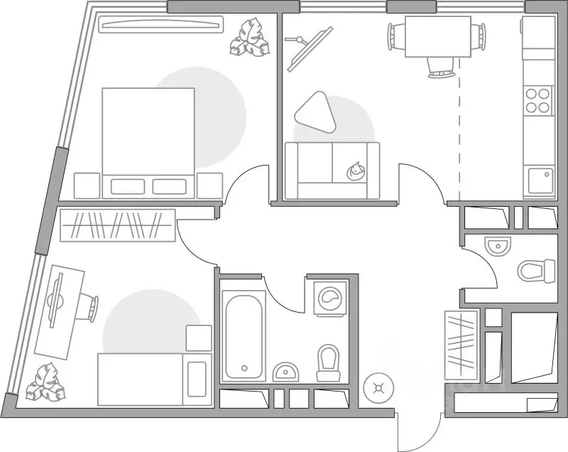 3-к кв. Московская область, Долгопрудный Гранитный мкр, Бригантина ... - Фото 1