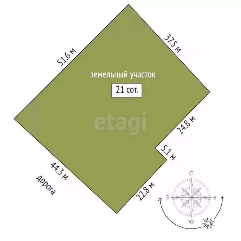 Участок в Тюменская область, Исетский муниципальный округ, д. Турушево ... - Фото 2