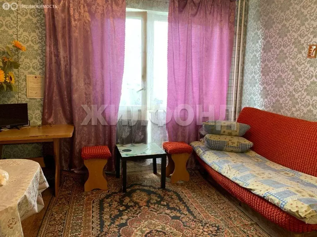 Квартира-студия: Новосибирск, улица Одоевского, 1/8 (18.1 м) - Фото 1