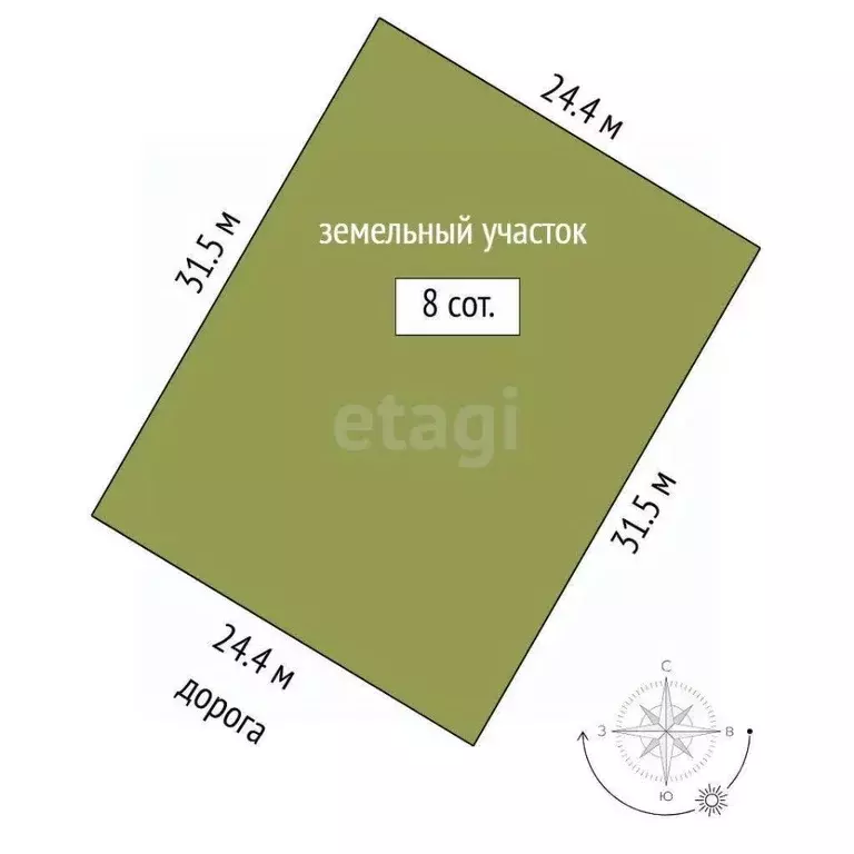 Участок в Тюменская область, Тюменский муниципальный округ, с. ... - Фото 2