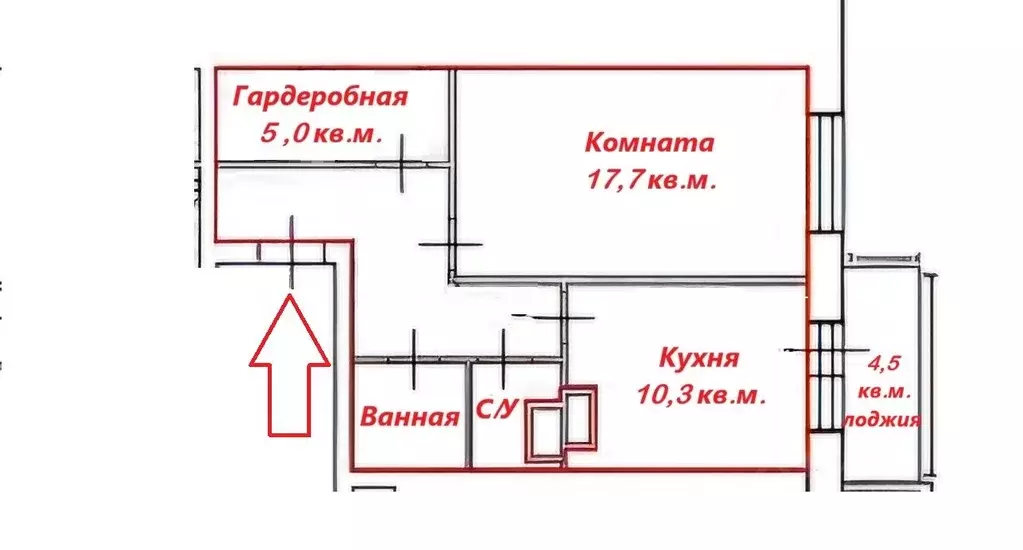 1-к кв. Ленинградская область, Гатчинский муниципальный округ, д. ... - Фото 2