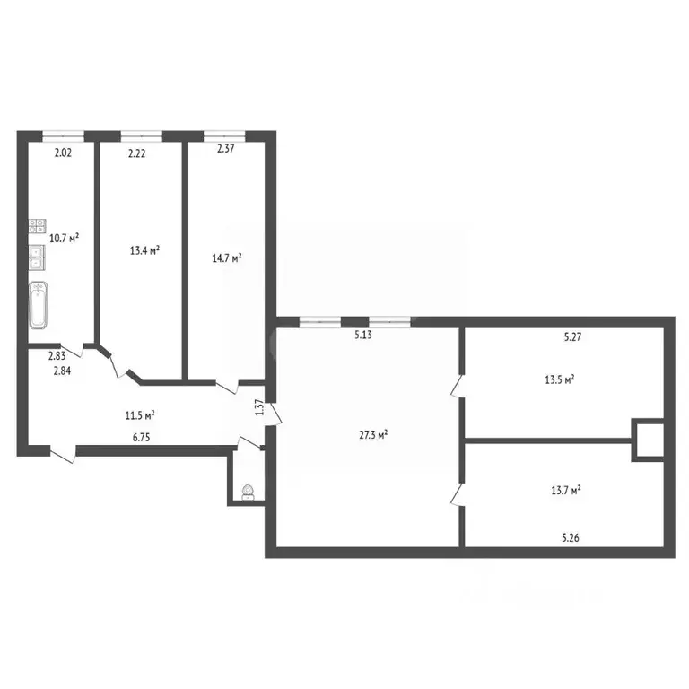 Комната Санкт-Петербург Гороховая ул., 32 (14.7 м) - Фото 2