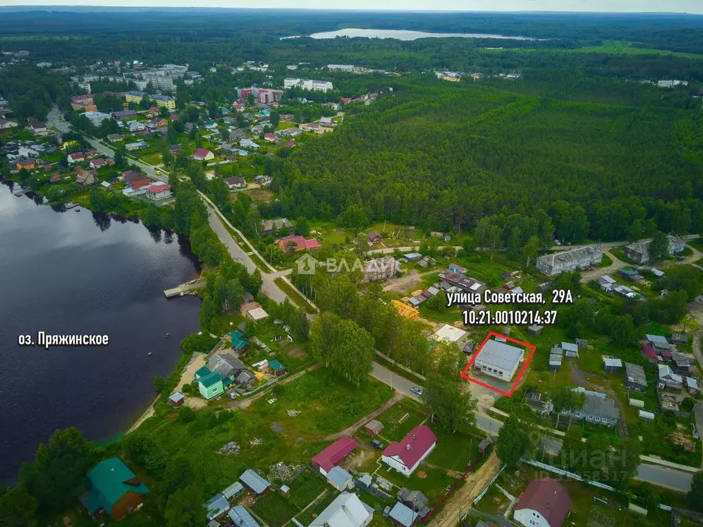 Торговая площадь в Карелия, Пряжа пгт ул. Советская, 29А (161 м) - Фото 0