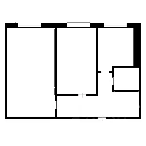 2-к кв. Мурманская область, Мурманск просп. Кирова, 26 (45.0 м) - Фото 1