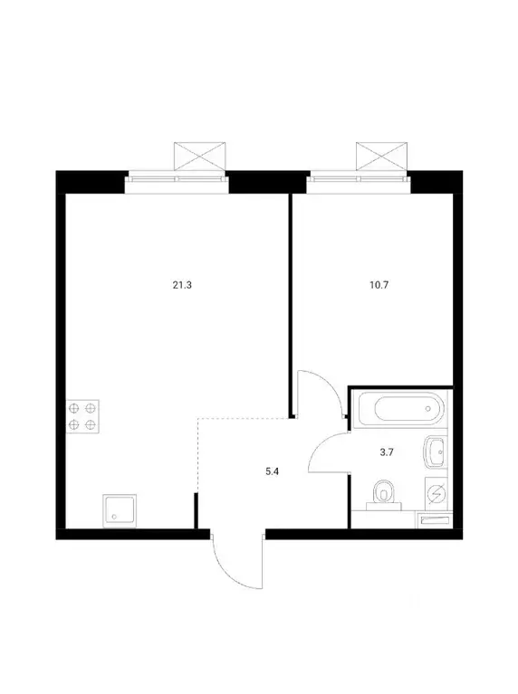 1-к кв. Москва Люблинская ул., 80к3 (40.9 м) - Фото 2