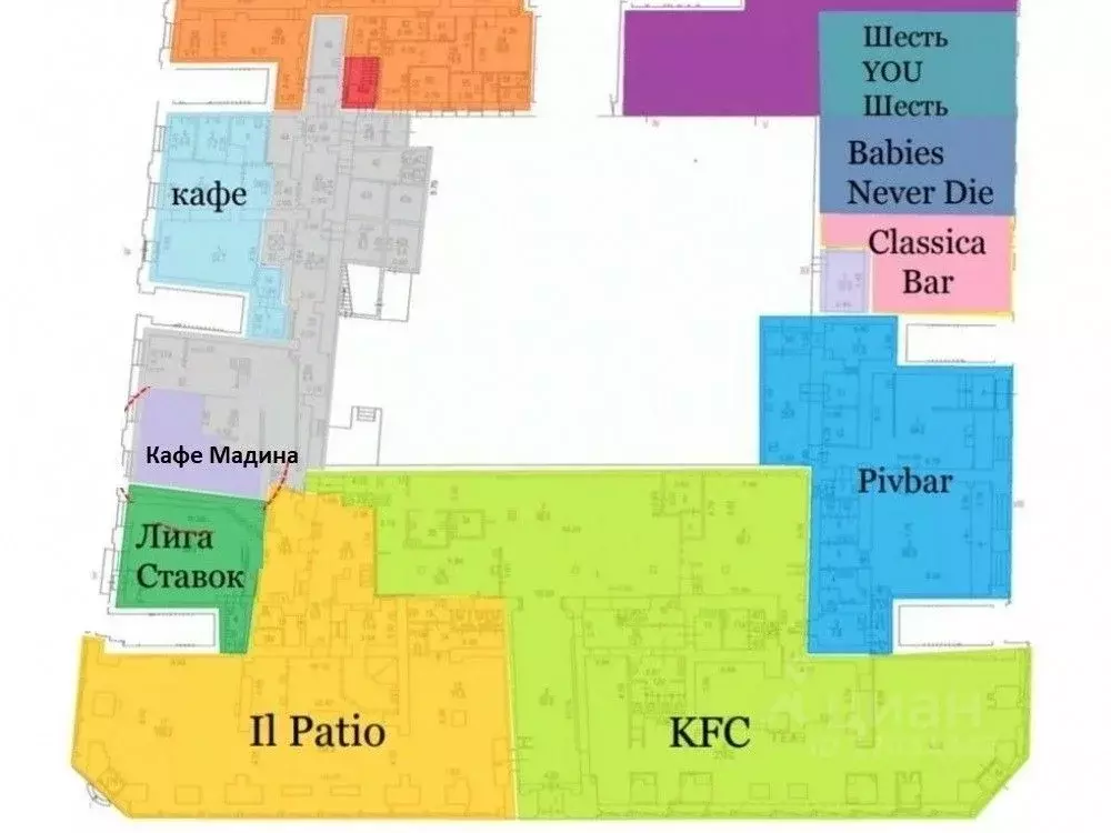 Торговая площадь в Москва 1-я Тверская-Ямская ул., 2С1 (267 м) - Фото 2