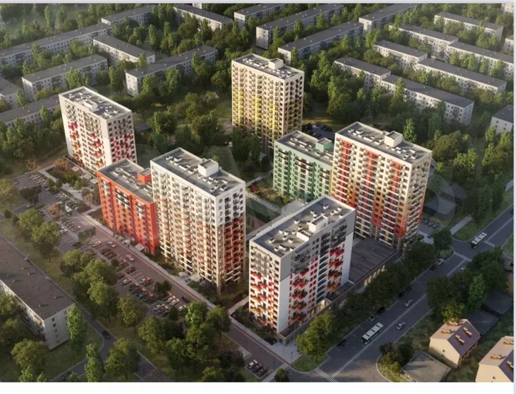 Квартира-студия, 30 м, 2/16 эт. - Фото 1