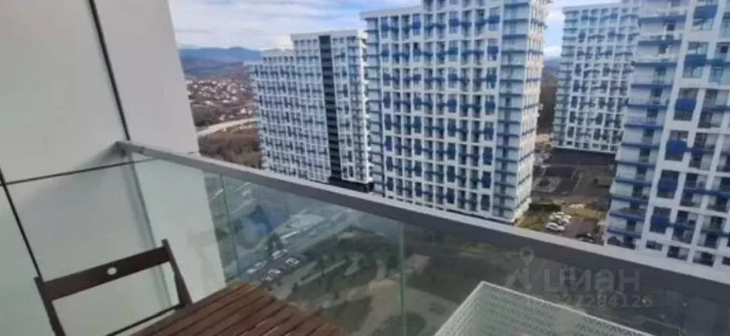 Студия Краснодарский край, Сочи Бытха мкр, ул. Ясногорская, 16/2к5 ... - Фото 1