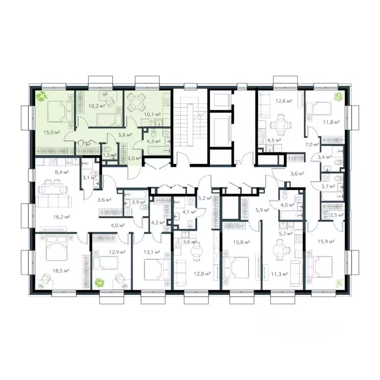 2-к кв. Приморский край, Владивосток Дом на Востоке жилой комплекс, ... - Фото 2