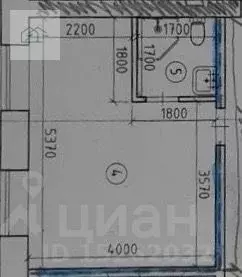 Студия Воронежская область, Воронеж ул. Еремеева, 43 (20.0 м) - Фото 2