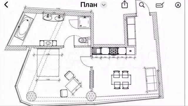 2-к кв. Крым, Ялта муниципальный округ, Гурзуф пгт ул. Ялтинская, ... - Фото 2