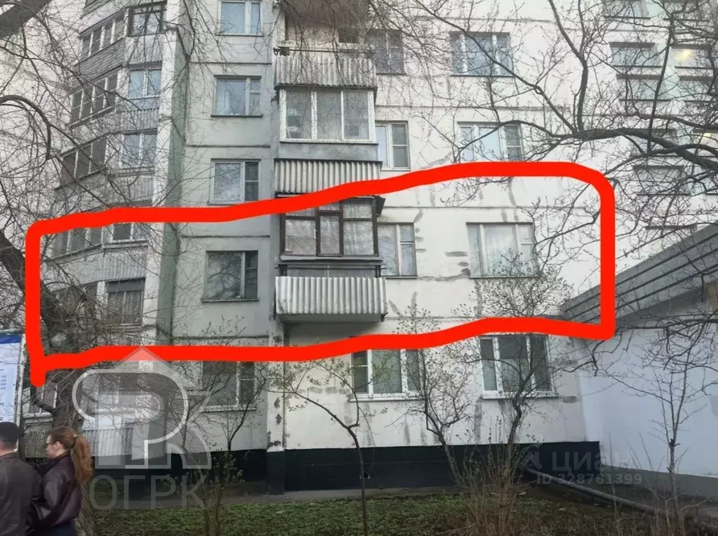3-к кв. Москва ул. Исаковского, 4К2 (81.6 м) - Фото 1