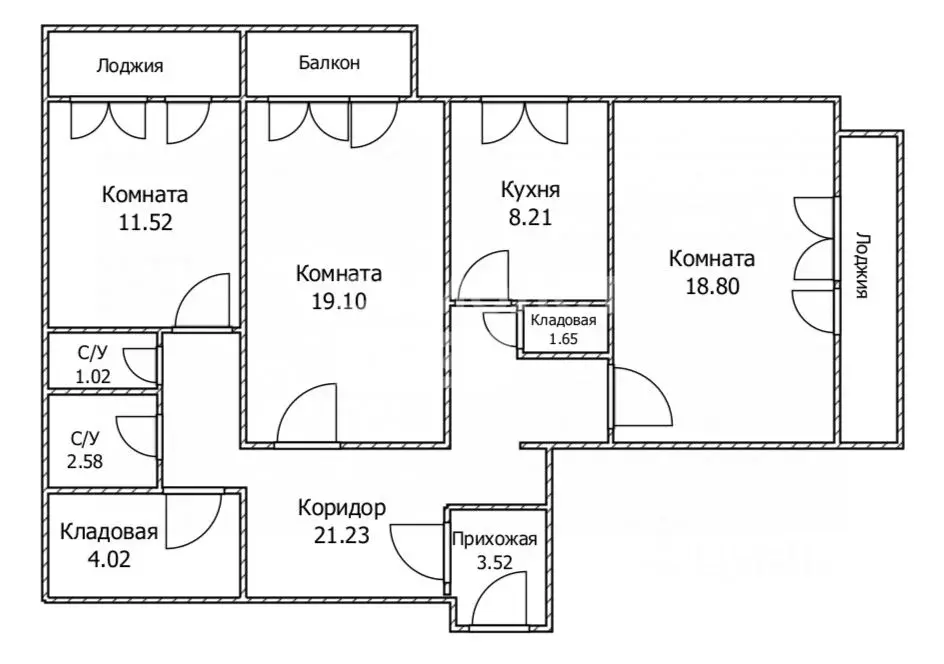 3-к кв. Ульяновская область, Ульяновск Новосондецкий бул., 12 (88.13 ... - Фото 2