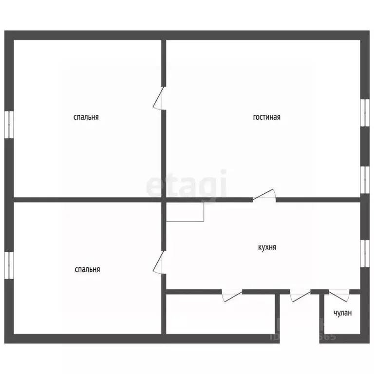 Дом в Челябинская область, Пласт ул. Тургенева, 20 (47 м) - Фото 2