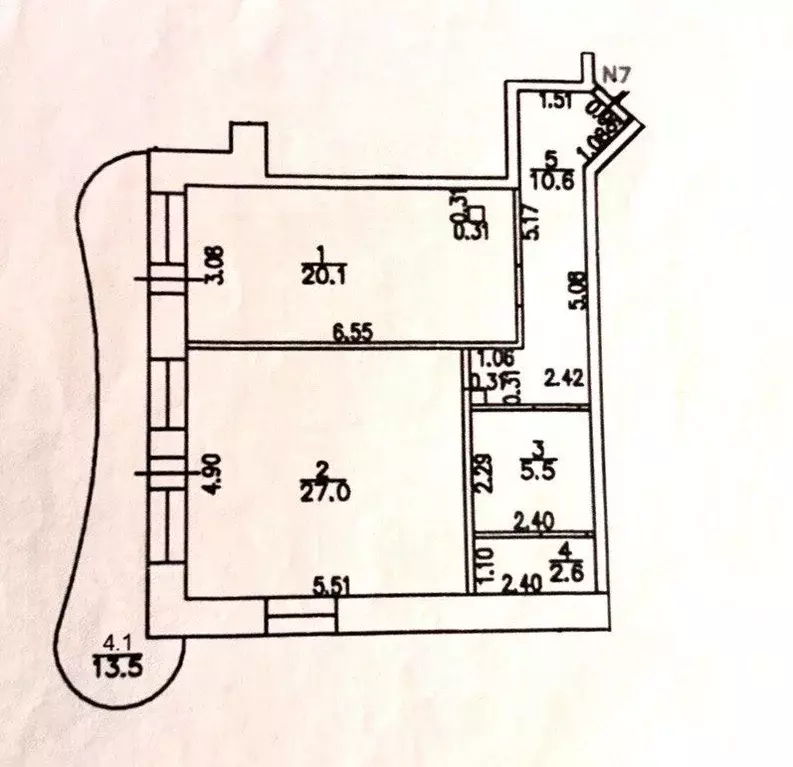 2-к кв. Кировская область, Киров Красноармейская ул., 8а (69.9 м) - Фото 2