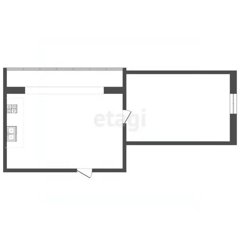 Комната Тюменская область, Тюмень Шаимский проезд, 5 (22.9 м) - Фото 2