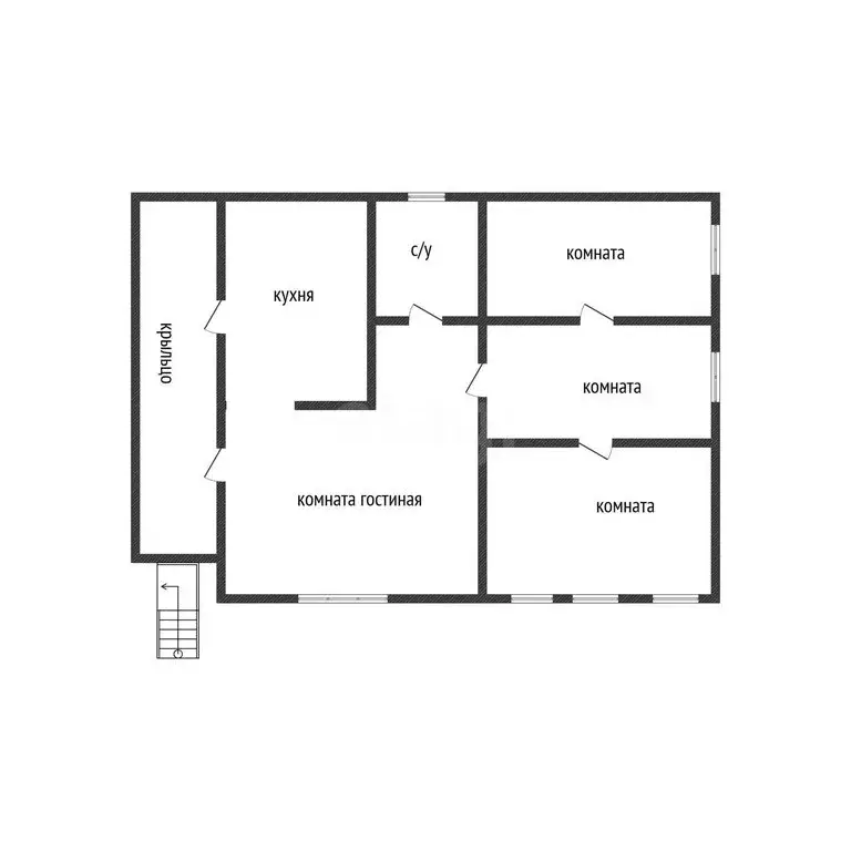 Дом в Вышний Волочёк, Газовая улица (97.9 м) - Фото 1