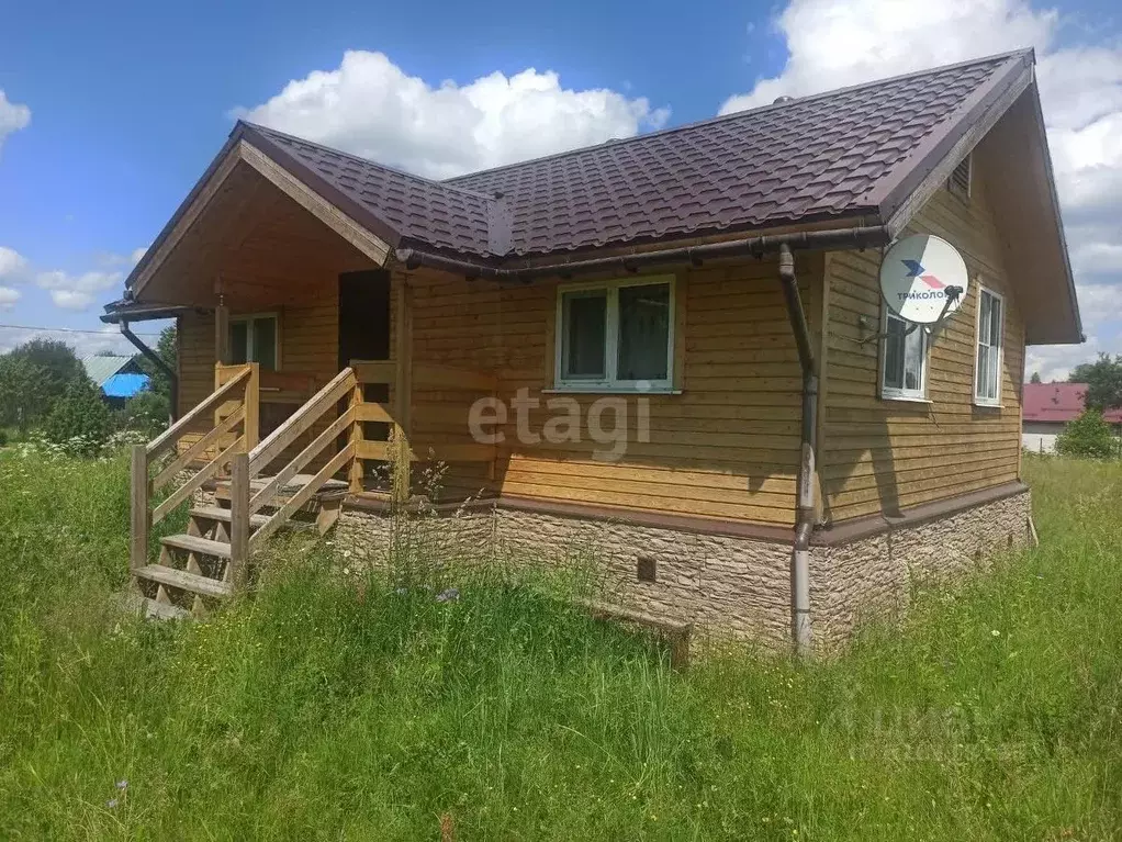 Дом в Калужская область, Юхновский район, Упрямово с/пос, д. Коптево  ... - Фото 1