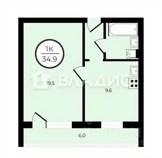 1-к кв. Московская область, Протвино Серпухов городской округ, проезд ... - Фото 2