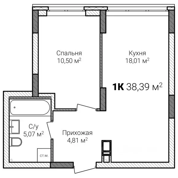 1-к кв. Нижегородская область, Нижний Новгород ул. Героя Советского ... - Фото 0